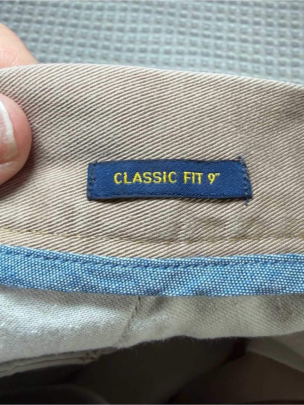 Polo Ralph Lauren Shorts Men's Khaki Size 38 Classic Fit Chino Shorts 9” Inseam - Picture 5 of 9